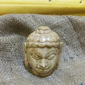 Подставка под благовония Голова Будды из камня 7х8см