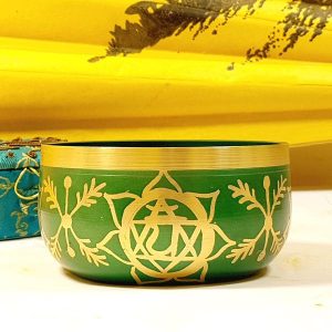 Чаша поющая по чакрам точеная d 10,5см h 5см