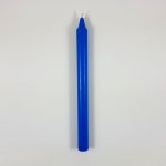Свічка стеаринова синя h 240х20мм